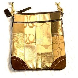 Genuine Coach Swingpack Purse Patchwork F40870